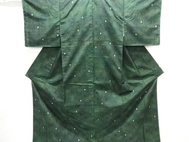 JAPANESE KIMONO / TOKAMACHI TSUMUGI / UNUSED / WOVEN ASANOHA
